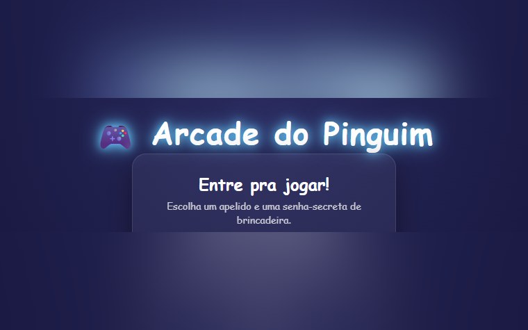 Abertura do Arcade do Pinguim